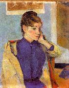 Paul Gauguin Portrait of Madeline Bernard oil